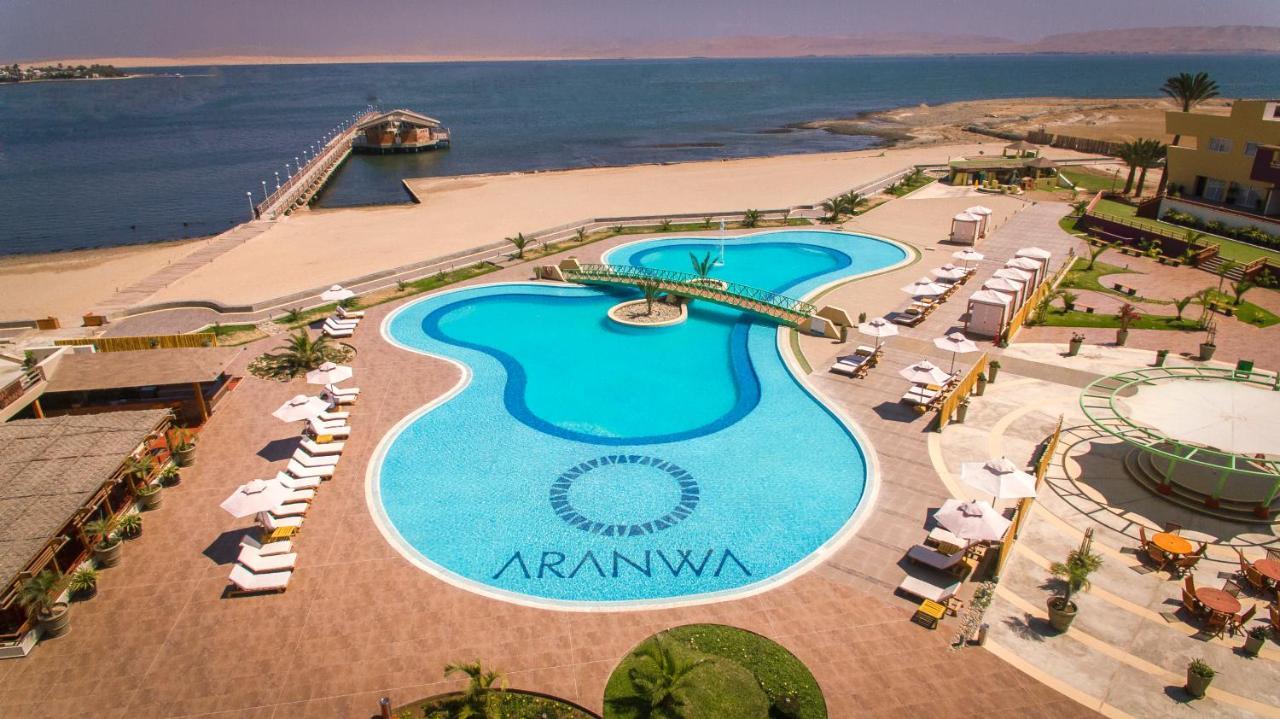 Aranwa Paracas Resort & Spa Buitenkant foto Aerial view of the resort